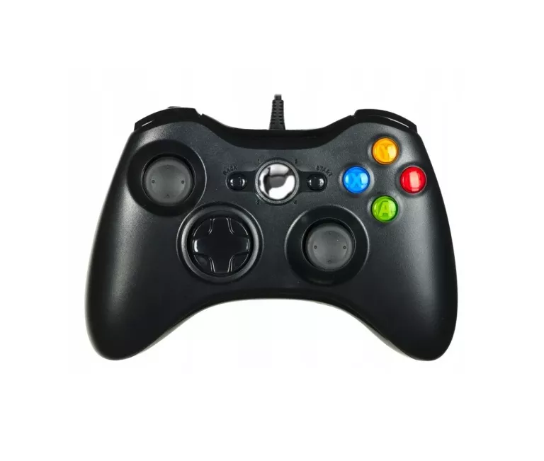PAD PC XBOX 360 PRZEWODOWY KONTROLER USB CZARNY
