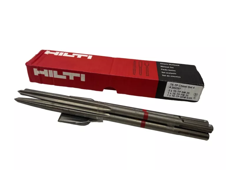 ZESTAW DŁUT HILTI TE - TP CHISEL SET 4/ 4SZT + PUDEŁKO