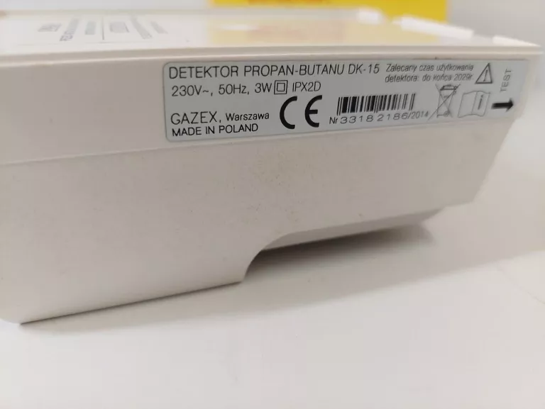 GAZEX DOMOWY DETEKTOR PROPAN-BUTAN (LPG) DK-15