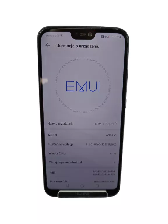 TELEFON HUAWEI P20 LITE 64GB USZKODZONY