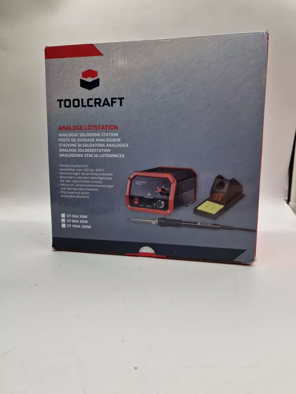 STACJA LUTOWNICZA TOOLCRAFT ST-80A 80W