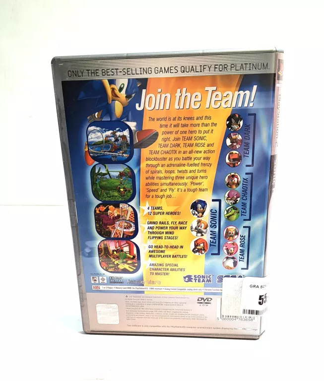 GRA SONIC HEROES