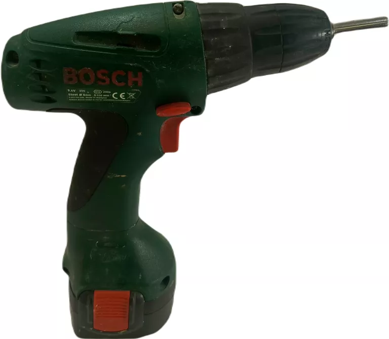 WKRĘTARKA BOSCH PSR 96 SET PLUS ŁADOWARKA AKUMULATOROWA 1,2 AH 9,6 V