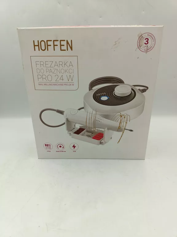 HOFFEN FREZARKA DO PAZNOKCI PRO 24W BE-2412