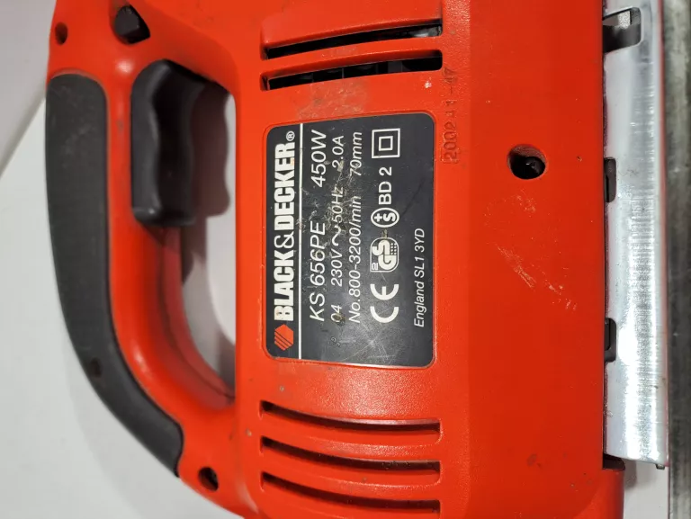 WYRZYNARKA BLACK DECKER KS 656/ USZKODZONA /NA CZĘŚCI /