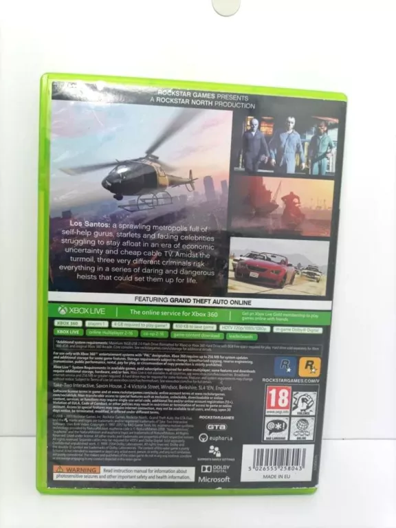 GRA NA XBOX 360 GTA 5
