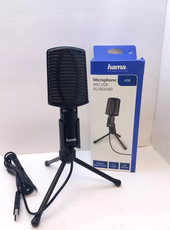 MIKROFON HAMA MIC-USB ALLROUND USB KOMPL.