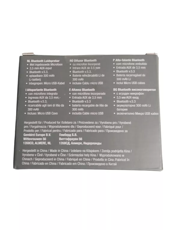 GŁOŚNIK BLUETOOTH CZARNY