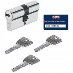 AABUS CYLINDER DRZWIOWY XP20S Z KARTĄ BEZPIECZEŃSTWA I 3 KLUCZAMI 40/45