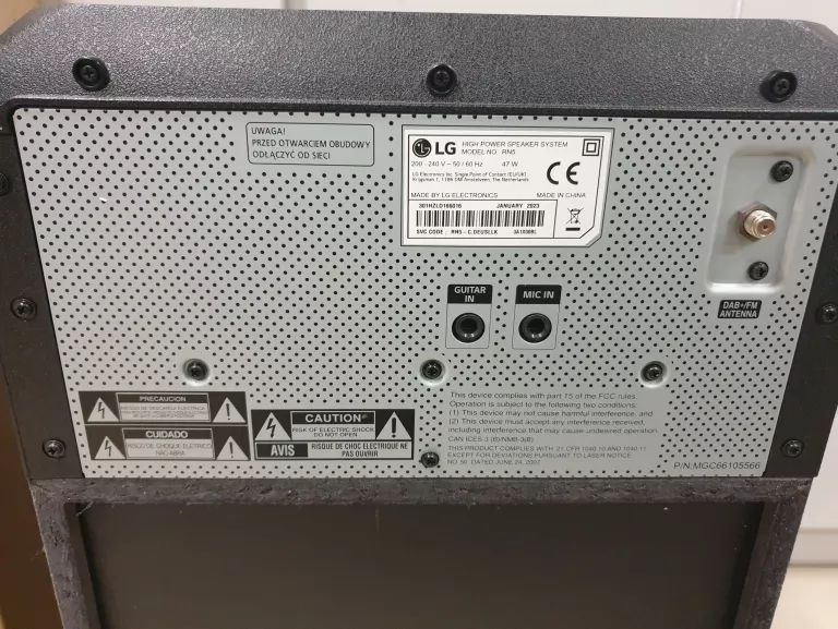GŁOŚNIK KOLUMNA BT LG XBOOM RN5 KOMPLET