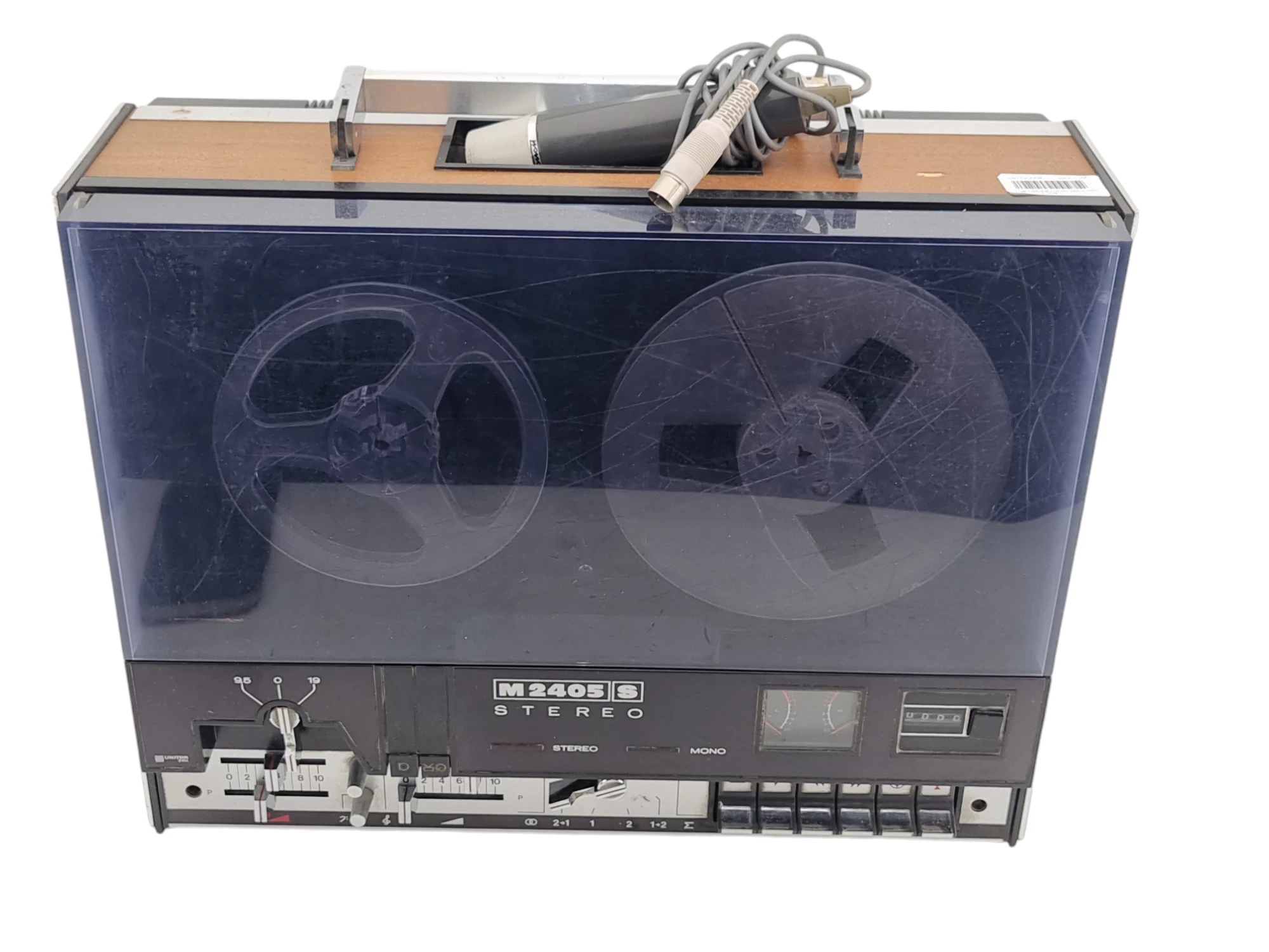 vintage-prl-magnetofon-szpulowy-unitra-m2405-s-stereo-mikrofon-fajny-sta-hallera-53-wroclaw