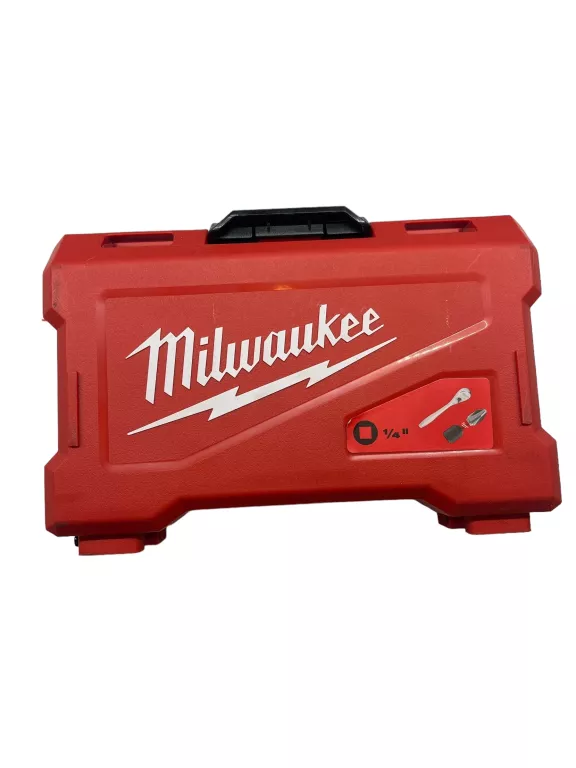 MILWAUKEE ZESTAW NASADEK 1/4" Z GRZECHOTKĄ