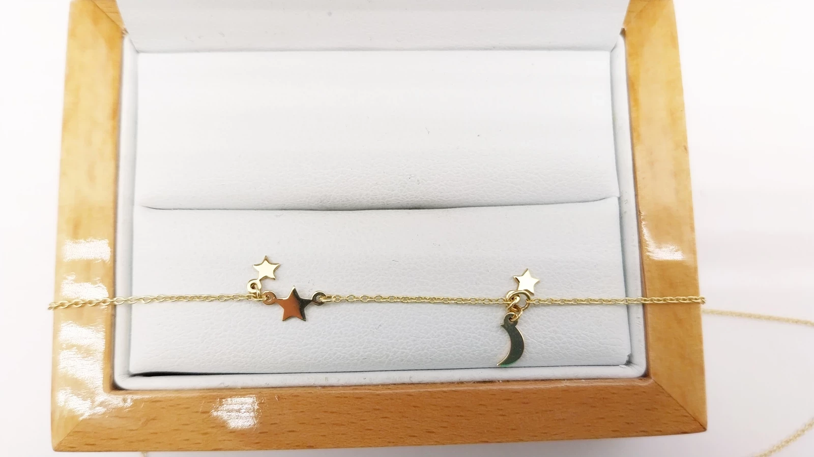 zloty-lancuszek-celebrytka-gwiazdki-pr585-145g-40-cm-stan-11323-2