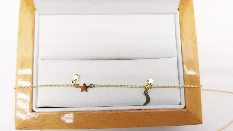 zloty-lancuszek-celebrytka-gwiazdki-pr585-145g-40-cm-stan-11323-2