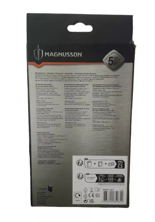 TERMOMETR NA PODCZERWIEŃ MAGNUSSON IM23