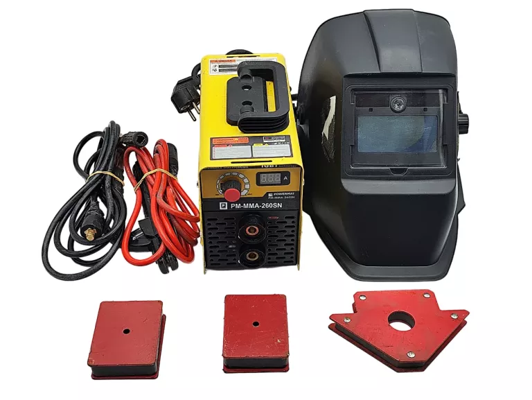 SPAWARKA POWERMAT PM-MMA-260SN + MASKA PARKSIDE PSHL 2 A2 + MAGNESY