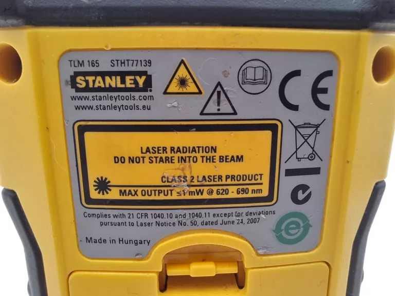 DALMIERZ LASEROWY MIERNIK STANLEY TLM 165 + POKROWIEC