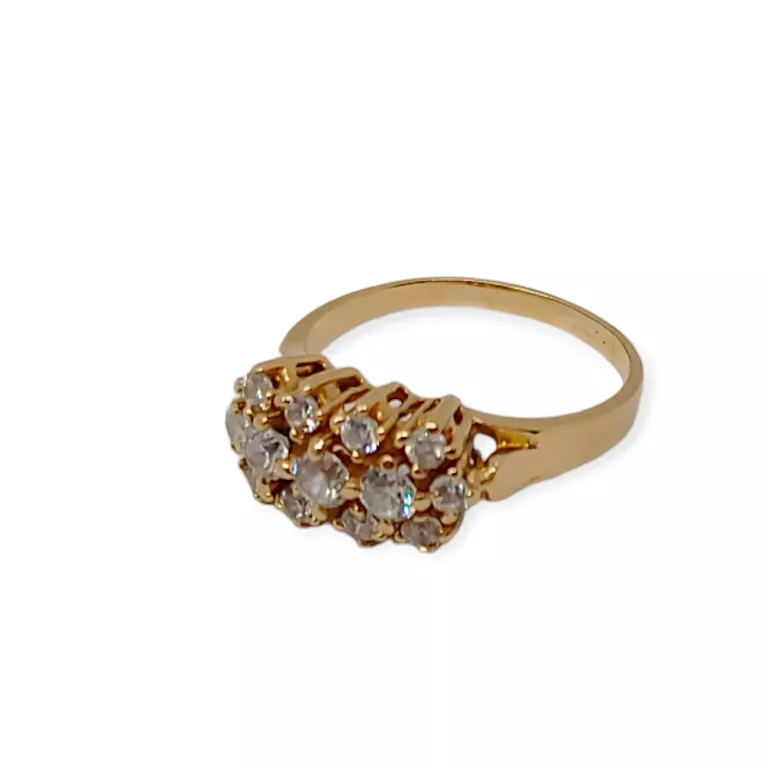 ZŁOTY PIERŚCIONEK 14K W:3,78 R:13