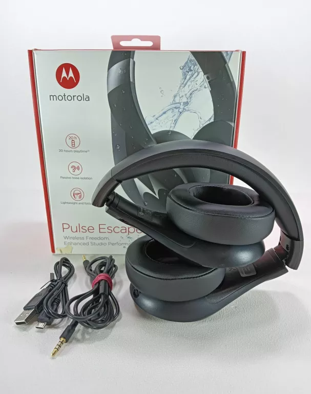 SŁUCHAWKI BEZPRZEWODOWE BLUETOOTH MOTOROLA PULSE ESCAPE + (MODEL: SH013 BK