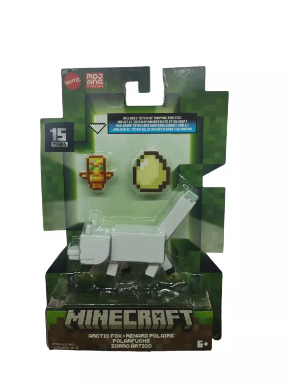 FIGURKA MINECRAFT ARCTIC FOX LIS POLARNY