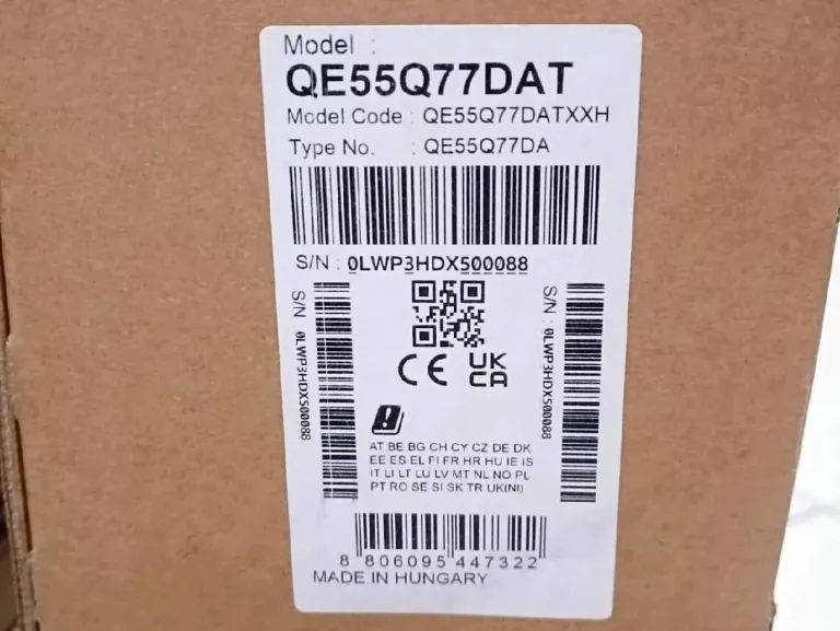 TELEWIZOR SAMSUNG QE55Q77DAT 55" QLED 4K SMART TV DVB-T2