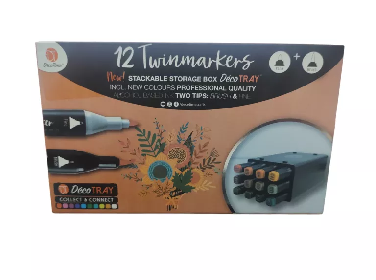 MARKERY DECOTIME TWINMARKERS 12SZT