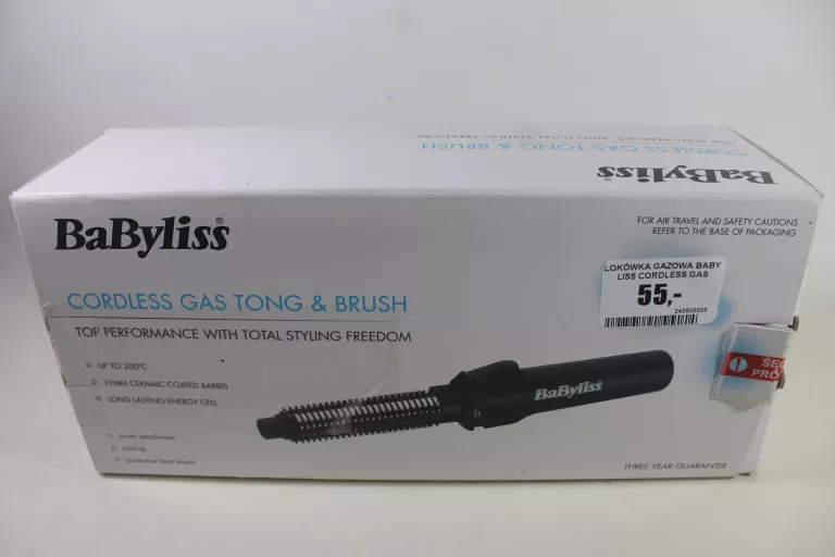 LOKÓWKA GAZOWA BABY LISS CORDLESS GAS TONG