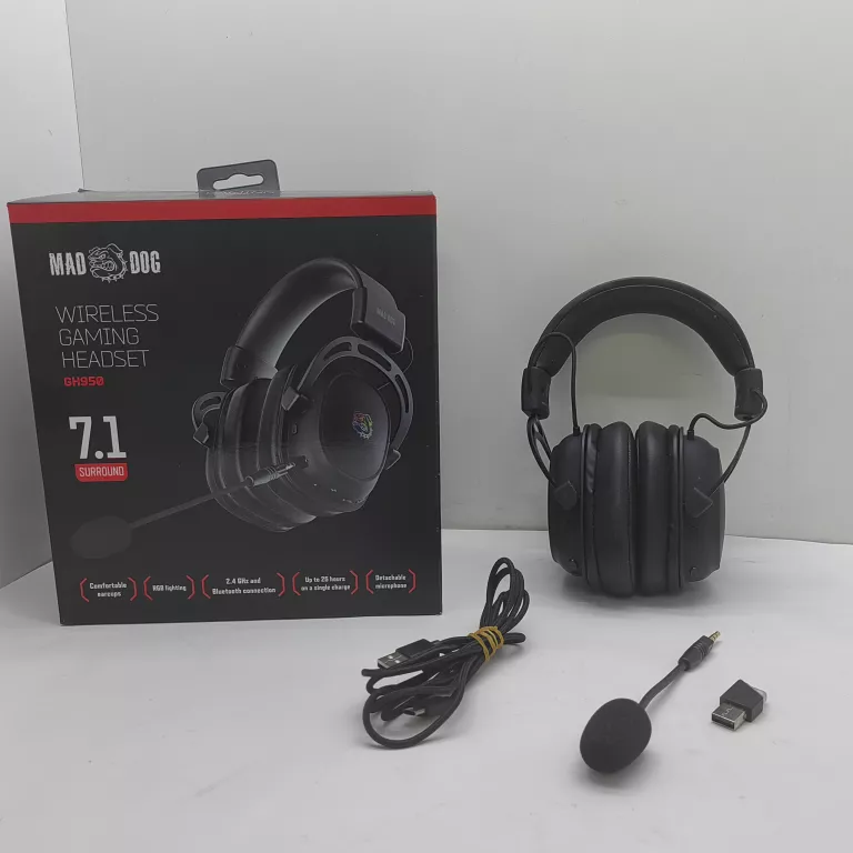 SŁUCHAWKI MAD DOG GH950 7.1 CZARNY