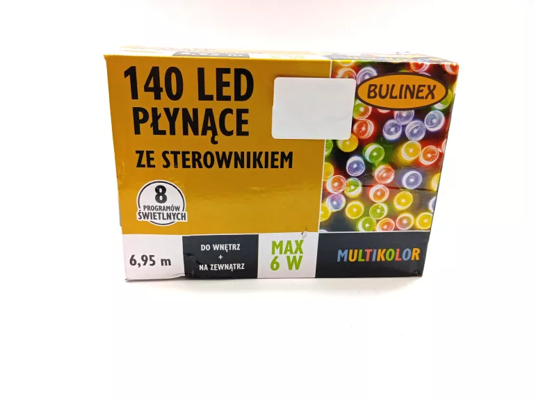 LAMPKI ŚWIĄTECZNE 140 LED PŁYNĄCE 6,95M MULTIKOLOR
