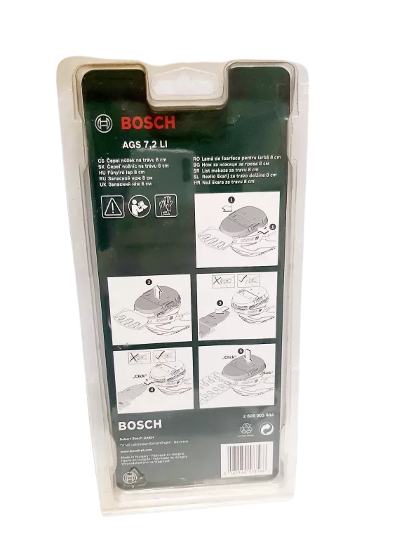 BOSCH OSTRZA DO TRAWY AGS 7,2 LI 80 MM