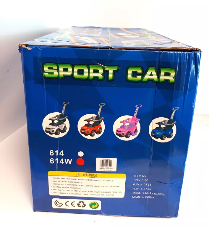 JEŹDZIK AUTO BABY MIX 3W1 KOMPLET JAK NOWE