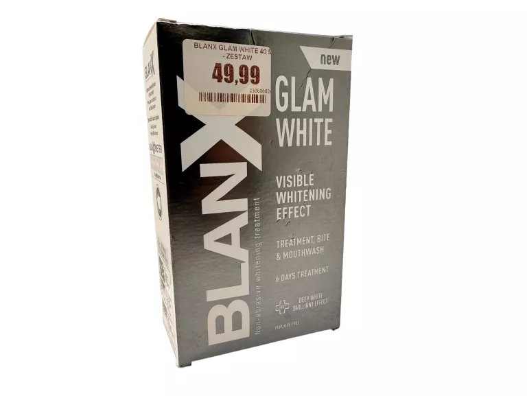 BLANX GLAM WHITE 40 ML - ZESTAW DO WYBIELANIA ZĘBÓW