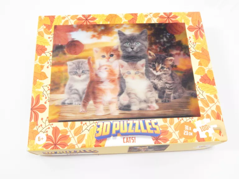 PUZZLE 3D KOTY 100EL.