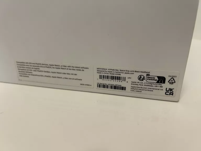 SŁUCHAWKI APPLE AIRPODS MAX PUDEŁKO