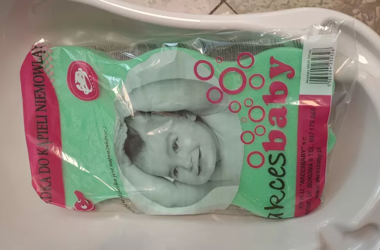 WANIENKA PODSTAWA I MATERACYK DO KĄPIELI TEGA BABY JAK NOWE