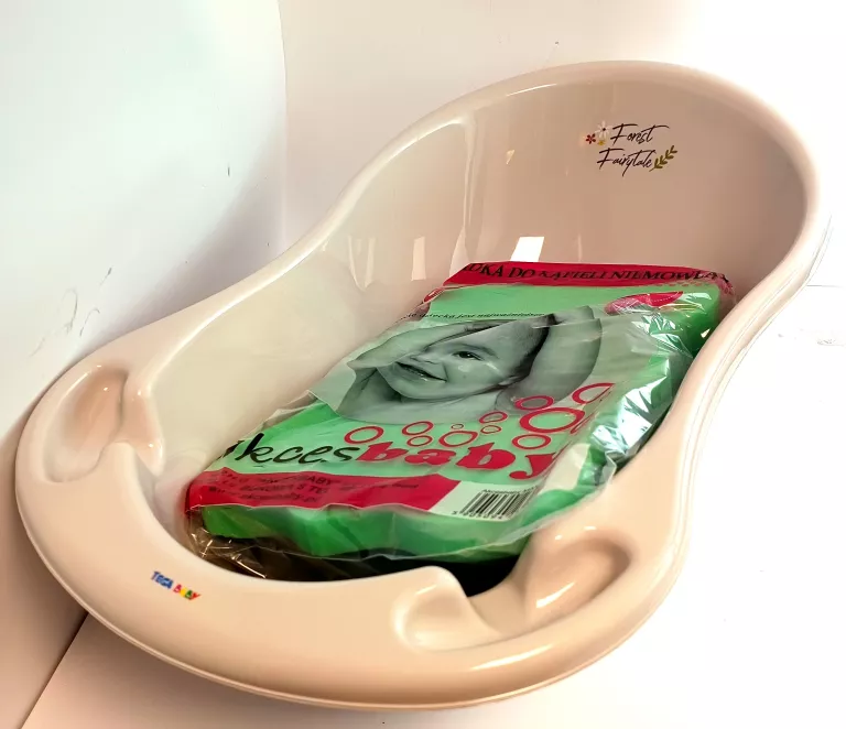 WANIENKA PODSTAWA I MATERACYK DO KĄPIELI TEGA BABY JAK NOWE