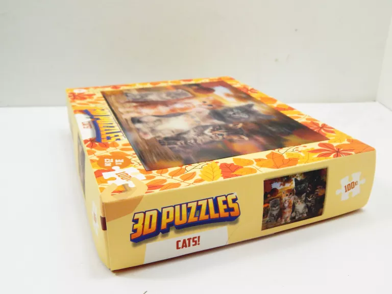 PUZZLE 3D KOTY 100EL.
