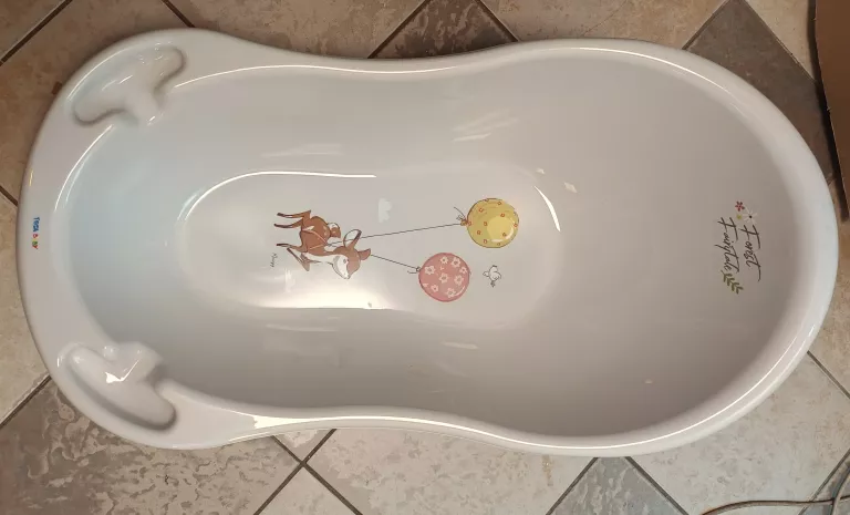 WANIENKA PODSTAWA I MATERACYK DO KĄPIELI TEGA BABY JAK NOWE
