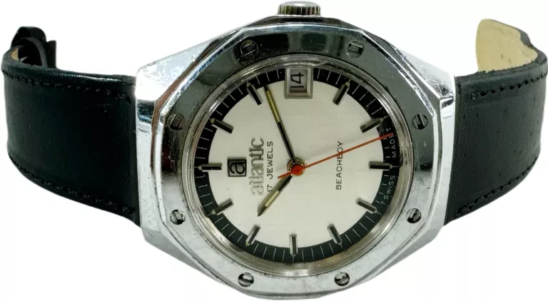 ZEGAREK MĘSKI ATLANTIC BEACHBOY VINTAGE MECHANICZNY SUPER STAN!