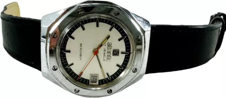 ZEGAREK MĘSKI ATLANTIC BEACHBOY VINTAGE MECHANICZNY SUPER STAN!