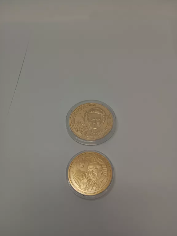 MEDALE KOLEKCJONERSKIE JAN PAWEŁ II + MARIA SKŁODOWSKA CURIE