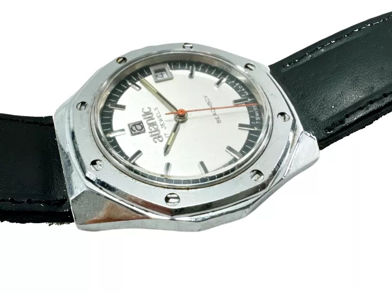 ZEGAREK MĘSKI ATLANTIC BEACHBOY VINTAGE MECHANICZNY SUPER STAN!