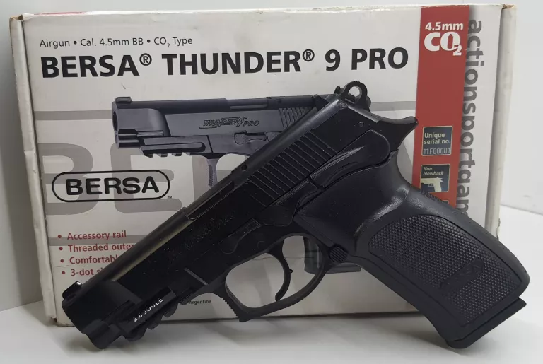 WIATRÓWKA PISTOLET BERSA THUNDER 9 PRO 4,5 MM BB