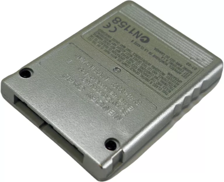 KARTA PAMIĘCI DO SONY PLAYSTATION 2 8MB ORYGINALNA SONY SREBRNA SILVER