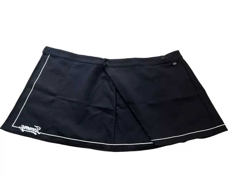 TOMMY JEANS SPÓDNICA MINI BASEBALL WRAP DW0DW14978 CZARNA / Z METKĄ