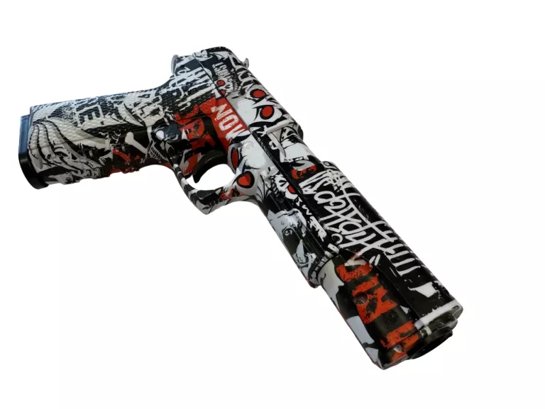 PISTOLET ZABAWKA ZESTAW AKCESORIÓW