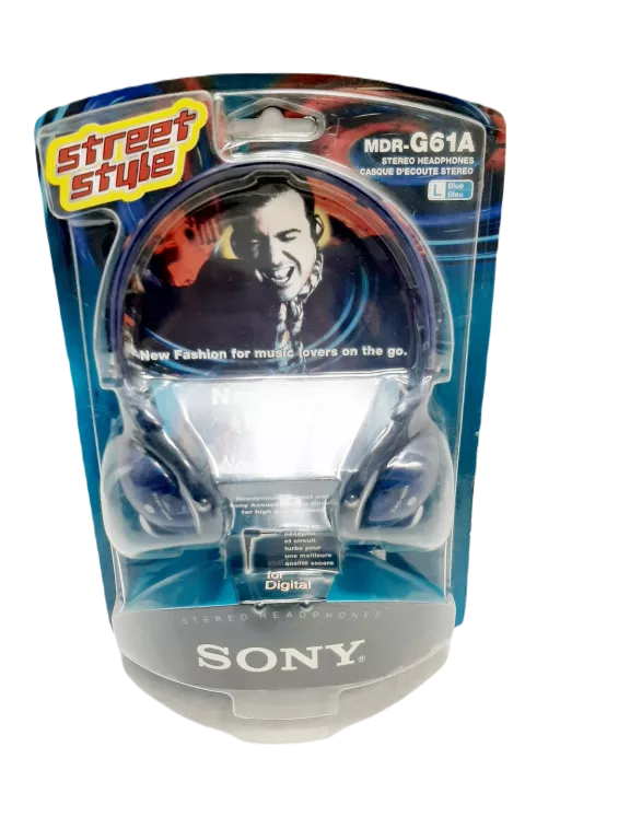 SŁUCHAWKI PRZEWODOWE SONY MDR-G61 MDR-G61A STREET STYLE