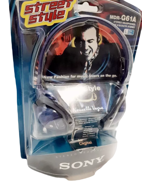 SŁUCHAWKI PRZEWODOWE SONY MDR-G61 MDR-G61A STREET STYLE