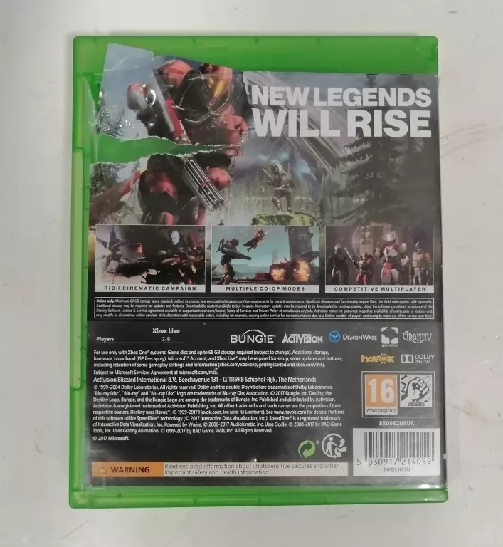 GRA XBOX ONE DESTINY 2