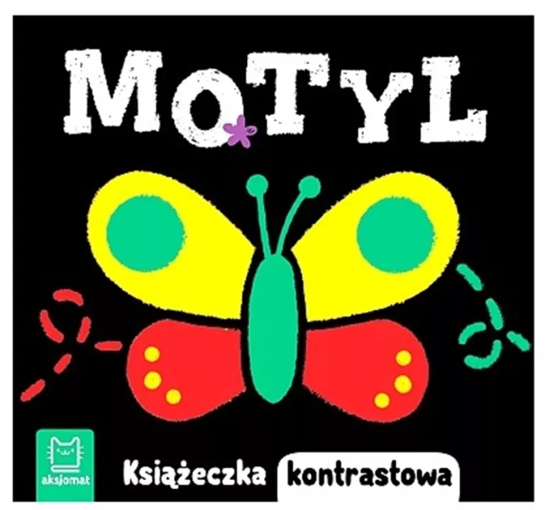 MOTYL. KSIĄŻECZKA KONTRASTOWA
